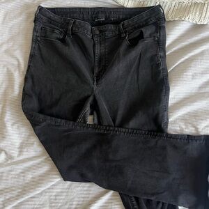 American EagleBlack  Kick Jean, Women's Black Jeans